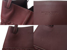 Load image into Gallery viewer, 極美品 BOTTEGA VENETA ボッテガヴェネタ イントレチャート トートバッグ ハンドバッグ レザー ボルドー ゴールド金具 中古 4c076348