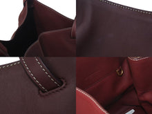 Load image into Gallery viewer, 極美品 BOTTEGA VENETA ボッテガヴェネタ イントレチャート トートバッグ ハンドバッグ レザー ボルドー ゴールド金具 中古 4c076348
