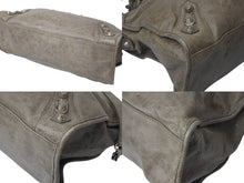 Load image into Gallery viewer, BALENCIAGA バレンシアガ ザ ジャイアント シティ 2WAYバッグ シルバー金具 ショルダーバッグ 281770 サンドベージュ 美品 中古 4c076373