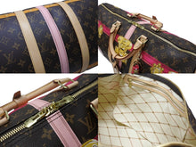 Load image into Gallery viewer, LOUIS VUITTON ルイヴィトン モノグラム サマートランク キーポル バンドリエール50 ボストンバッグ 2018年 M43613 イニシャル入り ブラウン 美品 中古 4c076391
