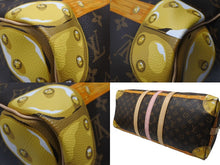 Load image into Gallery viewer, LOUIS VUITTON ルイヴィトン モノグラム サマートランク キーポル バンドリエール50 ボストンバッグ 2018年 M43613 イニシャル入り ブラウン 美品 中古 4c076391