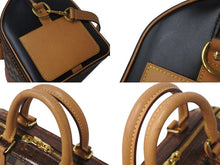 Load image into Gallery viewer, 極美品 LOUIS VUITTON ルイヴィトン トランスフォームド ダミエ スピーディ バンドリエール 25 2WAY ハンドバッグ M52249 ブラウン ブラック ショルダーゴールド金具 中古 4c076392