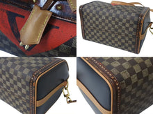 Load image into Gallery viewer, 極美品 LOUIS VUITTON ルイヴィトン トランスフォームド ダミエ スピーディ バンドリエール 25 2WAY ハンドバッグ M52249 ブラウン ブラック ショルダーゴールド金具 中古 4c076392