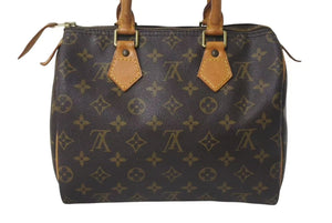 LOUIS VUITTON ルイヴィトン ハンドバッグ M41528 スピーディ25 ブラウン モノグラムキャンバス 良品 中古 4c076395