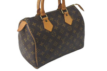 Load image into Gallery viewer, LOUIS VUITTON ルイヴィトン ハンドバッグ M41528 スピーディ25 ブラウン モノグラムキャンバス 良品 中古 4c076395