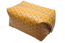 画像をギャラリービューアに読み込む, 新品同様 GOYARD ゴヤール ボウリング25トイレタリーバッグ クラッチバッグ BOWLIN025TY08CL08P イエロー シルバー金具 中古 4c076399