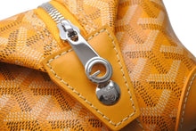 画像をギャラリービューアに読み込む, 新品同様 GOYARD ゴヤール ボウリング25トイレタリーバッグ クラッチバッグ BOWLIN025TY08CL08P イエロー シルバー金具 中古 4c076399