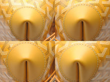 画像をギャラリービューアに読み込む, 新品同様 GOYARD ゴヤール ボウリング25トイレタリーバッグ クラッチバッグ BOWLIN025TY08CL08P イエロー シルバー金具 中古 4c076399