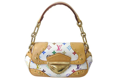 LOUIS VUITTON ルイヴィトン マリリンPM ワンショルダーバッグ M40127 モノグラム マルチカラー 村上隆 美品 中古 4c076405