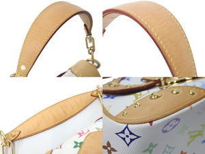 LOUIS VUITTON ルイヴィトン マリリンPM ワンショルダーバッグ M40127 モノグラム マルチカラー 村上隆 美品 中古 4c076405