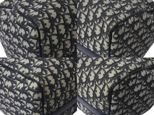 Christian Dior クリスチャンディオール トロッター ボストンバッグ PZ0052 ブラック ゴールド金具 美品 中古 4c076410