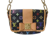 Load image into Gallery viewer, 極美品 LOUIS VUITTON ルイヴィトン パティ ワンショルダーバッグ M40306 モノグラム マルチカラー ブラック 村上隆 中古 4c076421