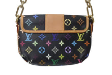 Load image into Gallery viewer, 極美品 LOUIS VUITTON ルイヴィトン パティ ワンショルダーバッグ M40306 モノグラム マルチカラー ブラック 村上隆 中古 4c076421