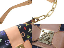 Load image into Gallery viewer, 極美品 LOUIS VUITTON ルイヴィトン パティ ワンショルダーバッグ M40306 モノグラム マルチカラー ブラック 村上隆 中古 4c076421
