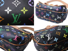 Load image into Gallery viewer, 極美品 LOUIS VUITTON ルイヴィトン パティ ワンショルダーバッグ M40306 モノグラム マルチカラー ブラック 村上隆 中古 4c076421