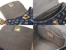 Load image into Gallery viewer, 極美品 LOUIS VUITTON ルイヴィトン パティ ワンショルダーバッグ M40306 モノグラム マルチカラー ブラック 村上隆 中古 4c076421
