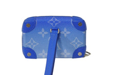 画像をギャラリービューアに読み込む, 極美品 LOUIS VUITTON ルイヴィトン モノグラムクラウズ ソフトトランク ネックレス ウォレット M45440 ヴァージル ブルー 中古 4c076422