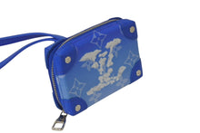 画像をギャラリービューアに読み込む, 極美品 LOUIS VUITTON ルイヴィトン モノグラムクラウズ ソフトトランク ネックレス ウォレット M45440 ヴァージル ブルー 中古 4c076422