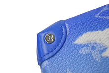 画像をギャラリービューアに読み込む, 極美品 LOUIS VUITTON ルイヴィトン モノグラムクラウズ ソフトトランク ネックレス ウォレット M45440 ヴァージル ブルー 中古 4c076422