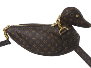 新品同様 LOUIS VUITTON ルイヴィトン × NIGO ニゴー ダック バッグ ショルダーバッグ M45990 モノグラム アヒル 中古 4c076431