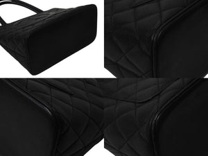 CHANEL シャネル 復刻トートバッグ ハンドバッグ A01804 キャビアスキン 6番台 ブラック ココマーク ロゴ 鞄 ゴールド金具 良品 中古 4c076435