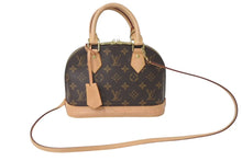 Load image into Gallery viewer, LOUIS VUITTON ルイヴィトン アルマBB 2WAYハンドバッグ 現行モデル M46990 モノグラム ゴールド金具 美品 中古 4c076440