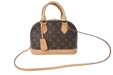 LOUIS VUITTON ルイヴィトン アルマBB 2WAYハンドバッグ 現行モデル M46990 モノグラム ゴールド金具 美品 中古 4c076440
