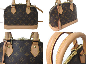 LOUIS VUITTON ルイヴィトン アルマBB 2WAYハンドバッグ 現行モデル M46990 モノグラム ゴールド金具 美品 中古 4c076440