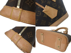 LOUIS VUITTON ルイヴィトン アルマBB 2WAYハンドバッグ 現行モデル M46990 モノグラム ゴールド金具 美品 中古 4c076440