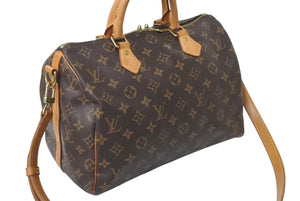 LOUIS VUITTON ルイヴィトン ショルダーバッグ 2way M41112 スピーディバンドリエール30 モノグラム 美品 中古 4c076441