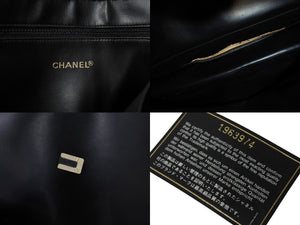 CHANEL シャネル トートバッグ ハンドバッグ 1番台 パイル ココマーク ロゴ ブラック 美品 中古 4c076444