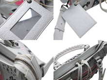 Load image into Gallery viewer, BALENCIAGA バレンシアガ ハンドバッグ グラフィティ クラシックミニシティ ペイント ホワイト マルチカラー レザー 300295 中古 4c076456