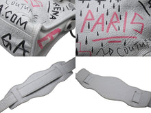 Load image into Gallery viewer, BALENCIAGA バレンシアガ ハンドバッグ グラフィティ クラシックミニシティ ペイント ホワイト マルチカラー レザー 300295 中古 4c076456