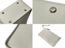 Load image into Gallery viewer, BALENCIAGA バレンシアガ ノースサウス トートバッグ ショルダーバッグ ポーチ付き 659920 レザー ホワイト シルバー金具 美品 中古 4c076464
