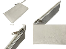 Load image into Gallery viewer, BALENCIAGA バレンシアガ ノースサウス トートバッグ ショルダーバッグ ポーチ付き 659920 レザー ホワイト シルバー金具 美品 中古 4c076464