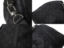 Load image into Gallery viewer, LOUIS VUITTON ルイヴィトン キーポル バンドリエール55 ボストンバッグ M40605 モノグラム エクリプス 美品 中古 4c076466