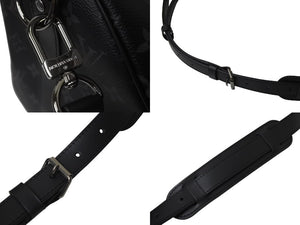 極美品 LOUISVUITTON ルイヴィトン キーポルバンドリエール45 M40569 モノグラムエクリプスキャンバス レザー 中古 4c076502