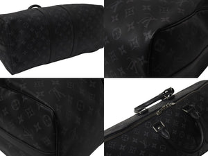 極美品 LOUISVUITTON ルイヴィトン キーポルバンドリエール45 M40569 モノグラムエクリプスキャンバス レザー 中古 4c076502