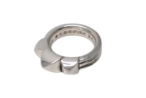 極美品 CHROME HEARTS クロムハーツ ワックスドパンクリング 指輪 サイズ21号 重量約20.0g シルバー925 中古 4c076513
