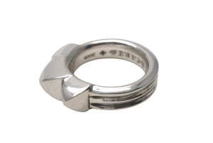 極美品 CHROME HEARTS クロムハーツ ワックスドパンクリング 指輪 サイズ21号 重量約20.0g シルバー925 中古 4c076513