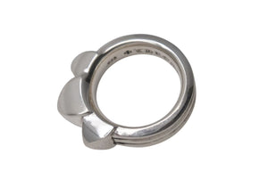 極美品 CHROME HEARTS クロムハーツ ワックスドパンクリング 指輪 サイズ21号 重量約20.0g シルバー925 中古 4c076513
