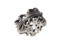 画像をギャラリービューアに読み込む, CHROME HEARTS クロムハーツ ダブルフローラルクロスリング 指輪 サイズ14号 重量約14.6g シルバー925 美品 中古 4c076515