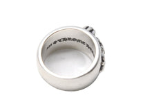 Load image into Gallery viewer, 極美品 CHROME HEARTS クロムハーツ フローラルクロス リング 指輪 サイズ19号 重量約18.4g シルバー925 中古 4c076516