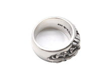 Load image into Gallery viewer, 極美品 CHROME HEARTS クロムハーツ フローラルクロス リング 指輪 サイズ19号 重量約18.4g シルバー925 中古 4c076516