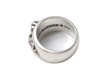 Load image into Gallery viewer, 極美品 CHROME HEARTS クロムハーツ フローラルクロス リング 指輪 サイズ19号 重量約18.4g シルバー925 中古 4c076516