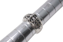 Load image into Gallery viewer, 極美品 CHROME HEARTS クロムハーツ フローラルクロス リング 指輪 サイズ19号 重量約18.4g シルバー925 中古 4c076516