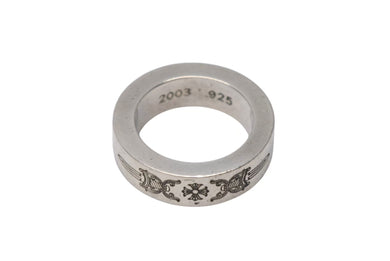 CHROME HEARTS クロムハーツ スペーサー ダガーリング 6mm 指輪 サイズ9号 重量約10.3g 2003/.925刻印 シルバー925 美品 中古 4c076520