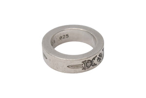 CHROME HEARTS クロムハーツ スペーサー ダガーリング 6mm 指輪 サイズ9号 重量約10.3g 2003/.925刻印 シルバー925 美品 中古 4c076520