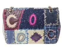 Load image into Gallery viewer, 極美品 CHANEL シャネル パッチワーク ツイード チェーンショルダーバッグ 16番台 シルバー金具 ココマーク ロゴ マルチ 中古 4c076525
