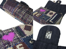 Load image into Gallery viewer, 極美品 CHANEL シャネル パッチワーク ツイード チェーンショルダーバッグ 16番台 シルバー金具 ココマーク ロゴ マルチ 中古 4c076525
